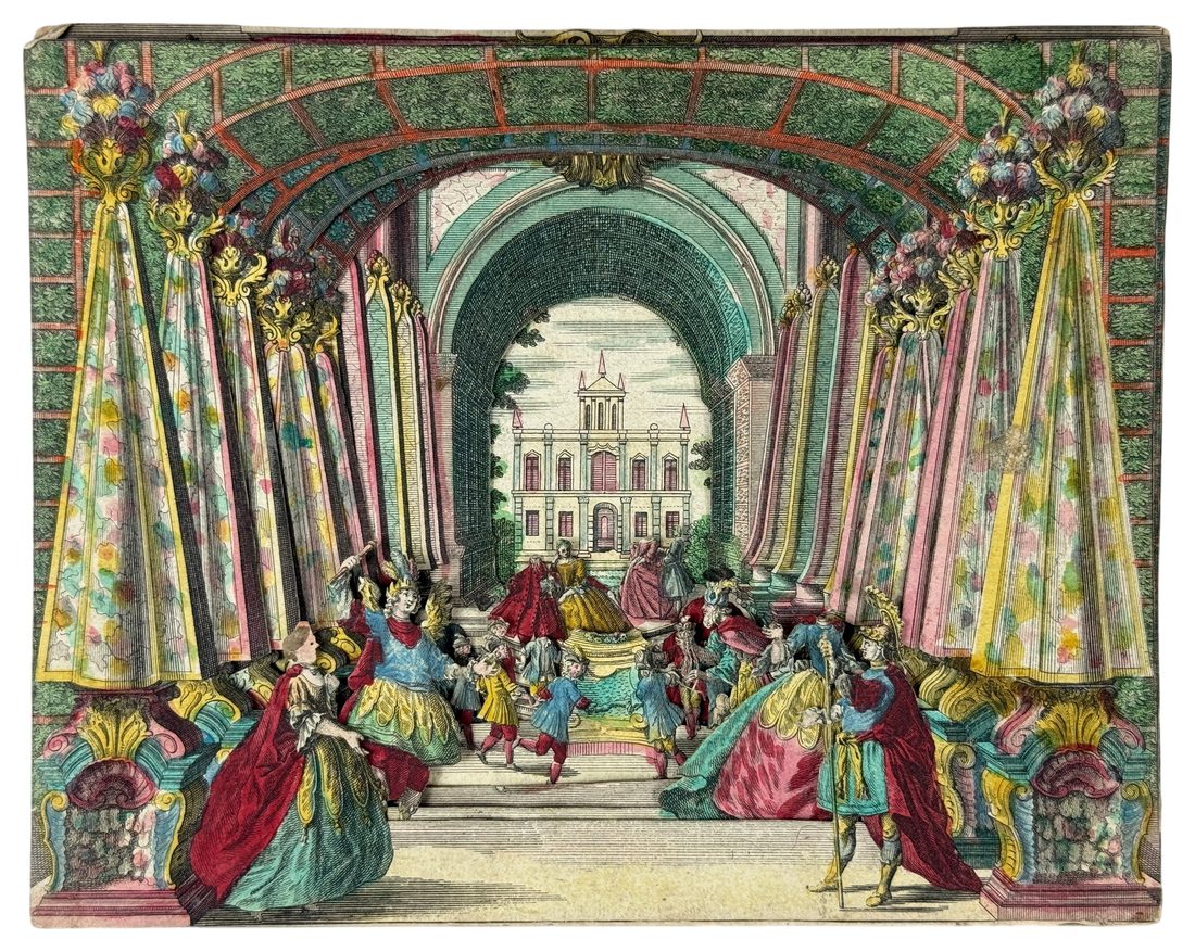 Praesentation eines Festes mit Tanz um zwei brennende Herzen (“Presentation of a Festival with a Dance around Two Burning Hearts”)
