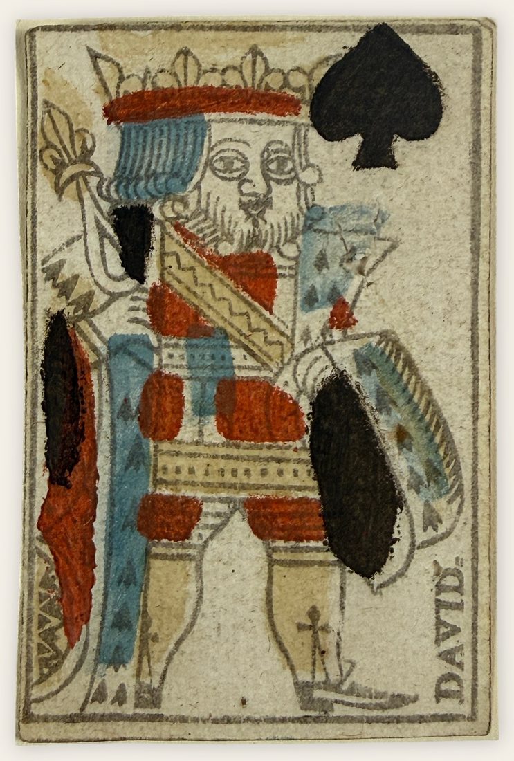 King of Spades “David”, old Rouen type